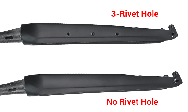 3-Rivet and No Rivet hole optional