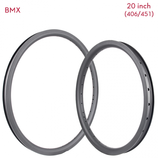 20 Inch Carbon BMX Rims (406mm/451mm) Bike Rim Suppliers,Manufacturers,Factories