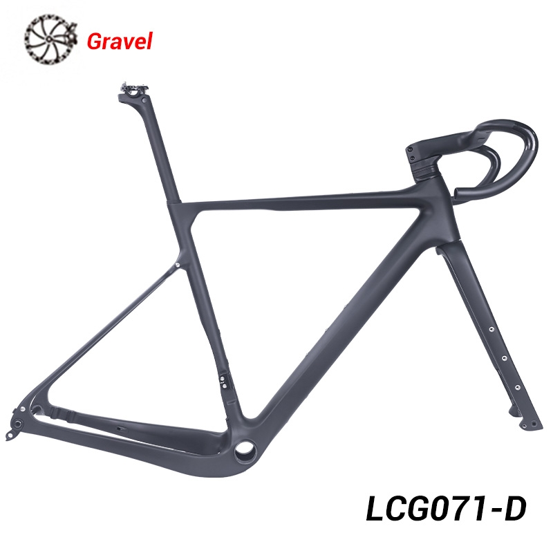 LightCarbon New Gravel Frameset With Integrated Handlebar Suppliers Manufacturers Factories